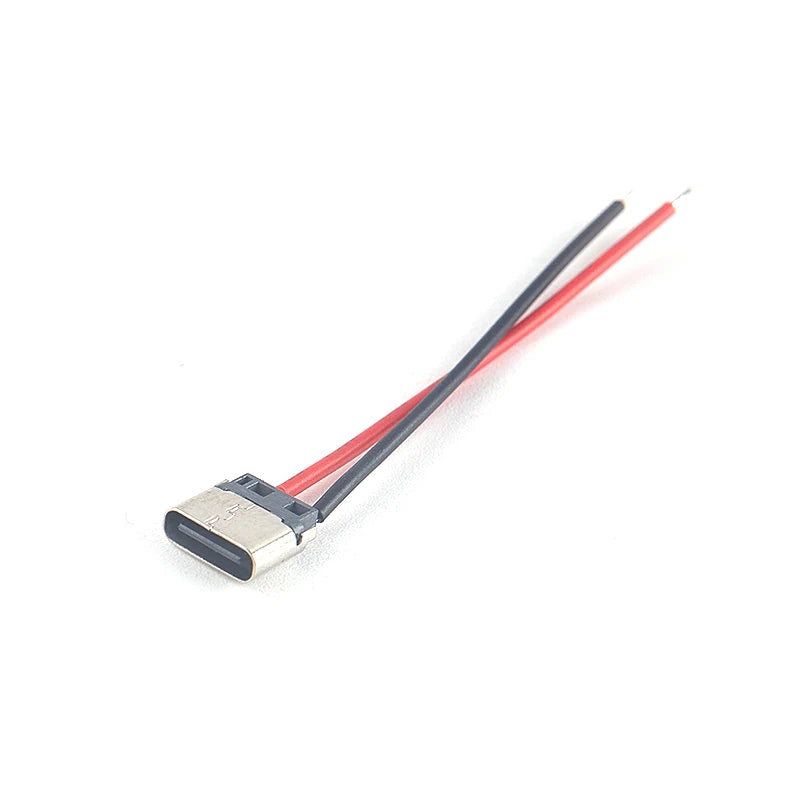 5-Pack USB Type-C 2-Pin Solder Female Connector – 3A 20V USB-C Connector SPOT