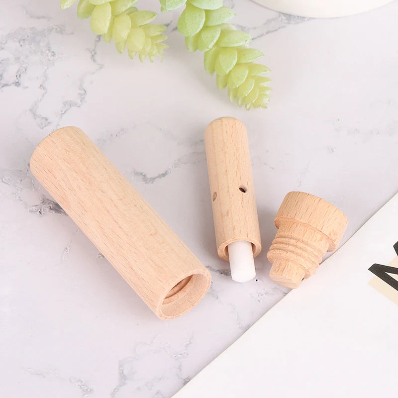 Wood Essential Oil Aromatherapy Inhaler with Wick – Portable Aromatherapy Inhaler SPOT