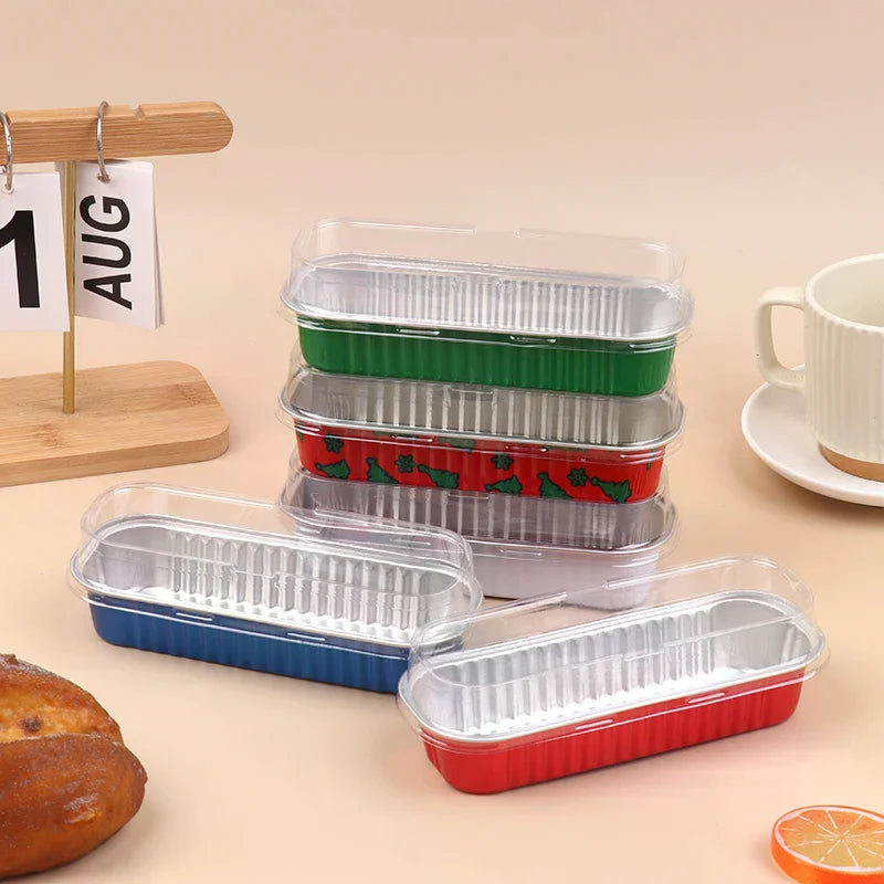 10-Pack Mini Loaf Pans with Lids – Aluminum Foil Baking Cups Aluminum Baking Pans SPOT
