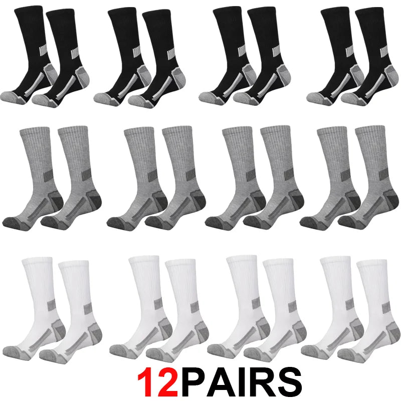 12-Pack Men's Sports Socks – Breathable & Moisture-Wicking Men's Sports Socks SPOT One Size 12Pairs 1