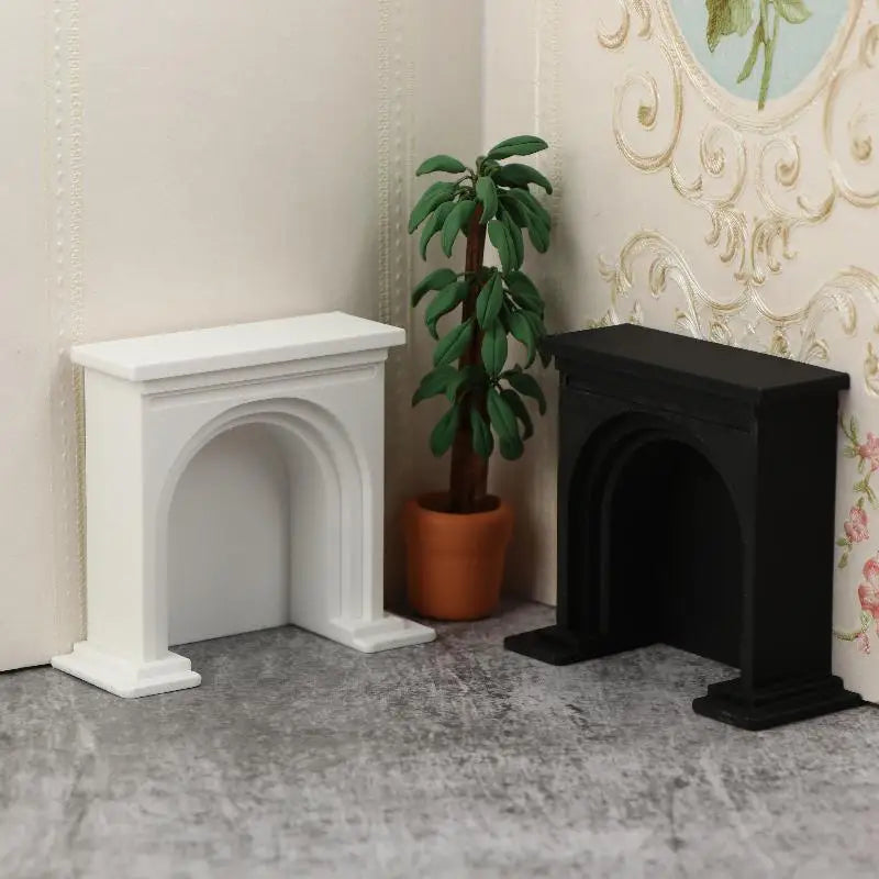 1/12 Scale Dollhouse Mini Fireplace – Christmas Decor Accessory Dollhouse Accessory SPOT
