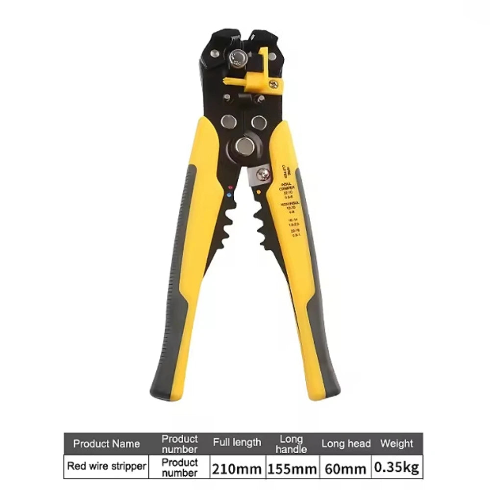 Wire Stripper Crimper & Cable Cutter Multifunctional Pliers Wire Stripper Pliers SPOT YELLOW
