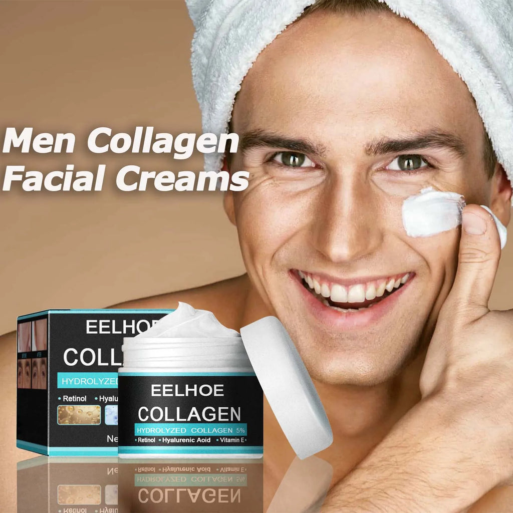 Eelhoe Men's Collagen Face Cream – Firming & Brightening 50g Men's Face Cream SPOT