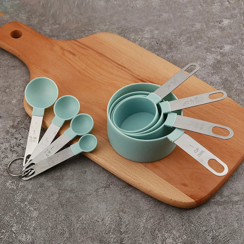 8-Piece Measuring Cups & Spoons Set – Baking Kitchen Tools Measuring Cups Set SPOT