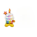 Happy Birthday Colorful Balloon Stand & Cake Balloon Set Party Balloon Set SPOT cake