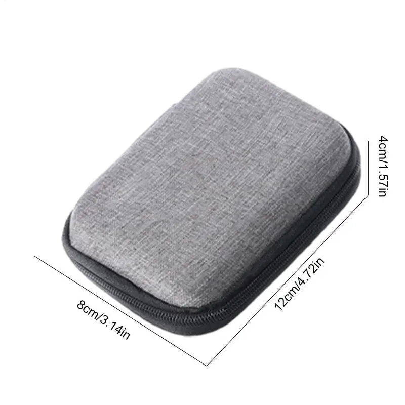 Mini Hard Shell Digital Gadgets Organizer Bag | Travel Case Electronics Organizer Bag SPOT