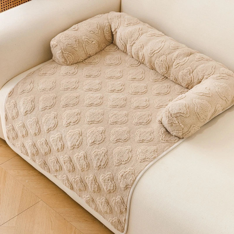 Fluffy Pet Bed Mat – Warm Anti-Slip Washable Cushion Cats & Dogs Pet Bed Mat SPOT