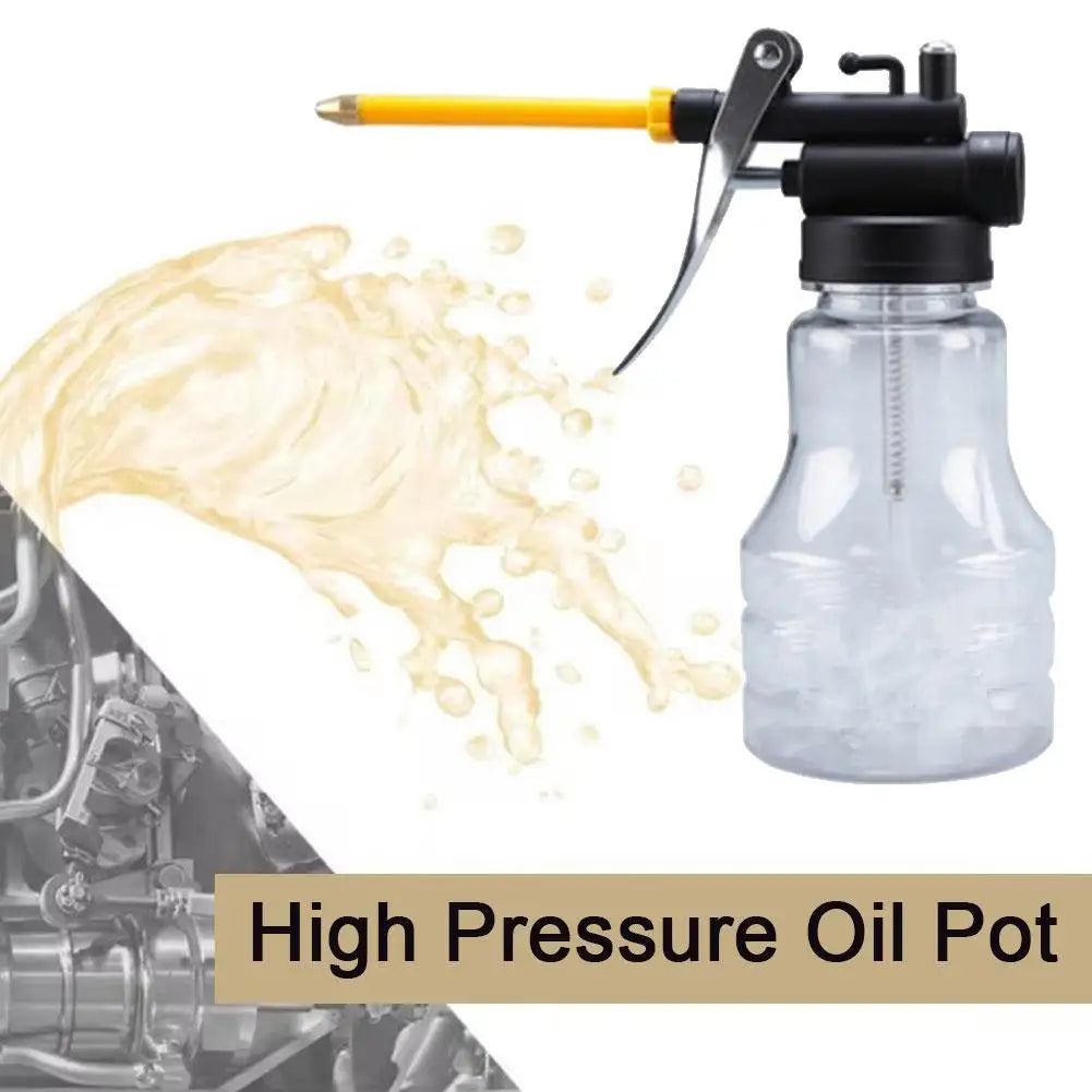 250ml/350ml High-Pressure Oil Can – Rigid & Flex Pump Oiler Oil Can Pump Oiler SPOT