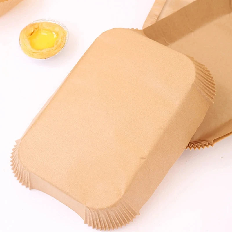 Disposable Rectangle Air Fryer Paper Liners – Non-Stick Air Fryer Liner SPOT
