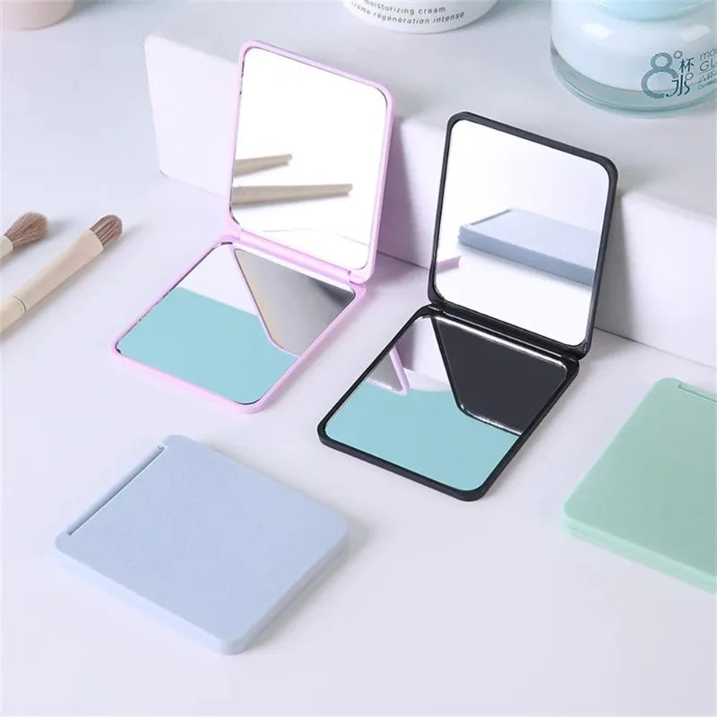 Mini Foldable Double-Sided Compact Makeup Mirror – Portable Compact Makeup Mirror SPOT