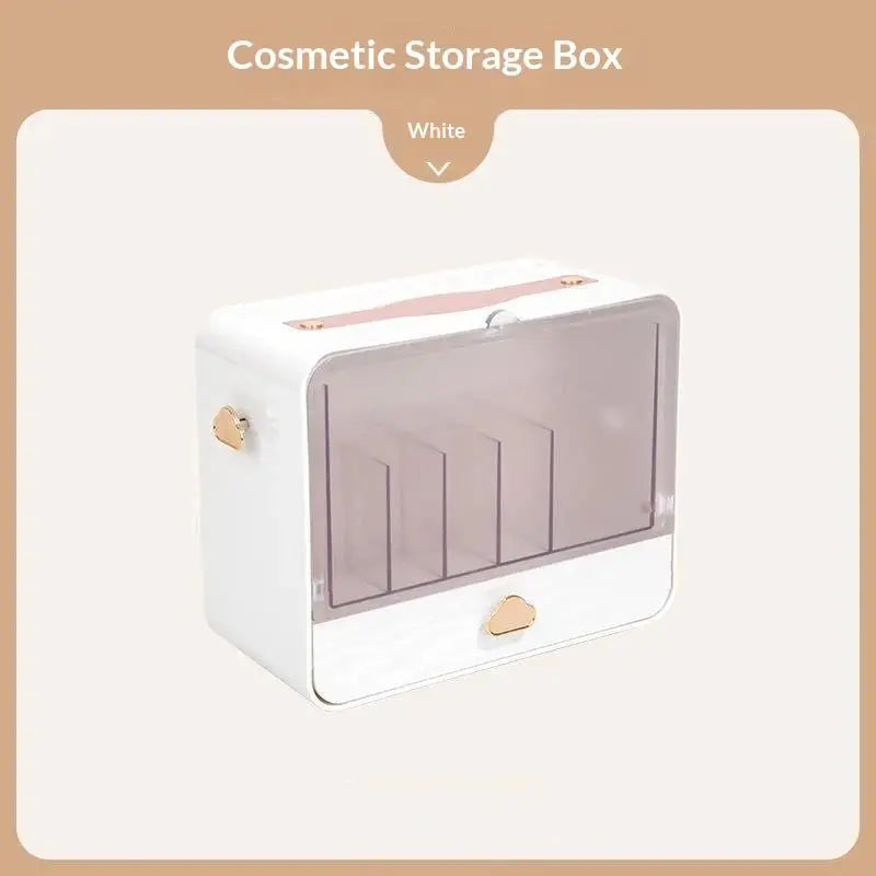 Makeup Organizer Transparent Slots & Detachable Drawer – ABS Makeup Organizer SPOT A1