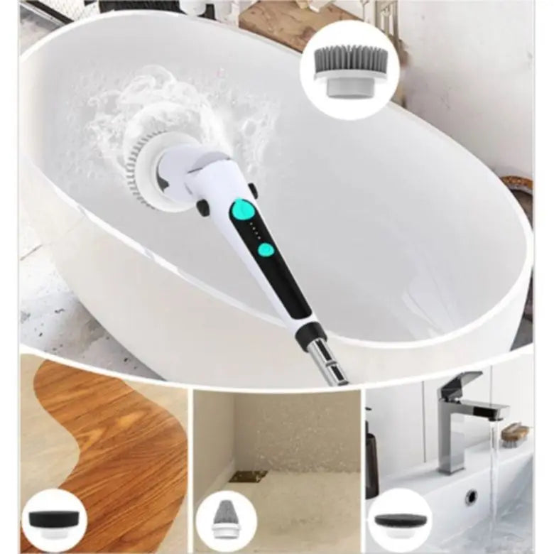 Electric Spin Scrubber – Rechargeable Brush with 5 Heads Electric Spin Scrubber SPOT