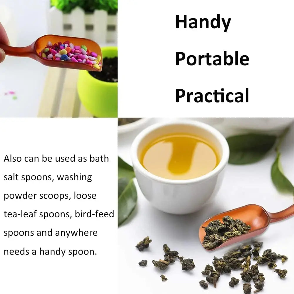 30-Pack Mini Plastic Garden Scoops – Soil & Tea Leaf Spoons Garden Hand Tools SPOT