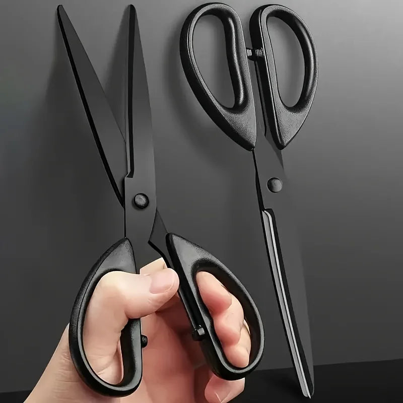 Heavy-Duty Stainless Steel Scissors – Anti-Adhesive Black Blade Heavy-Duty Scissors SPOT