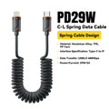Essager Spring USB-C to Lightning Cable – PD 29W Fast Charge USB Charging Cable SPOT black 1.2m