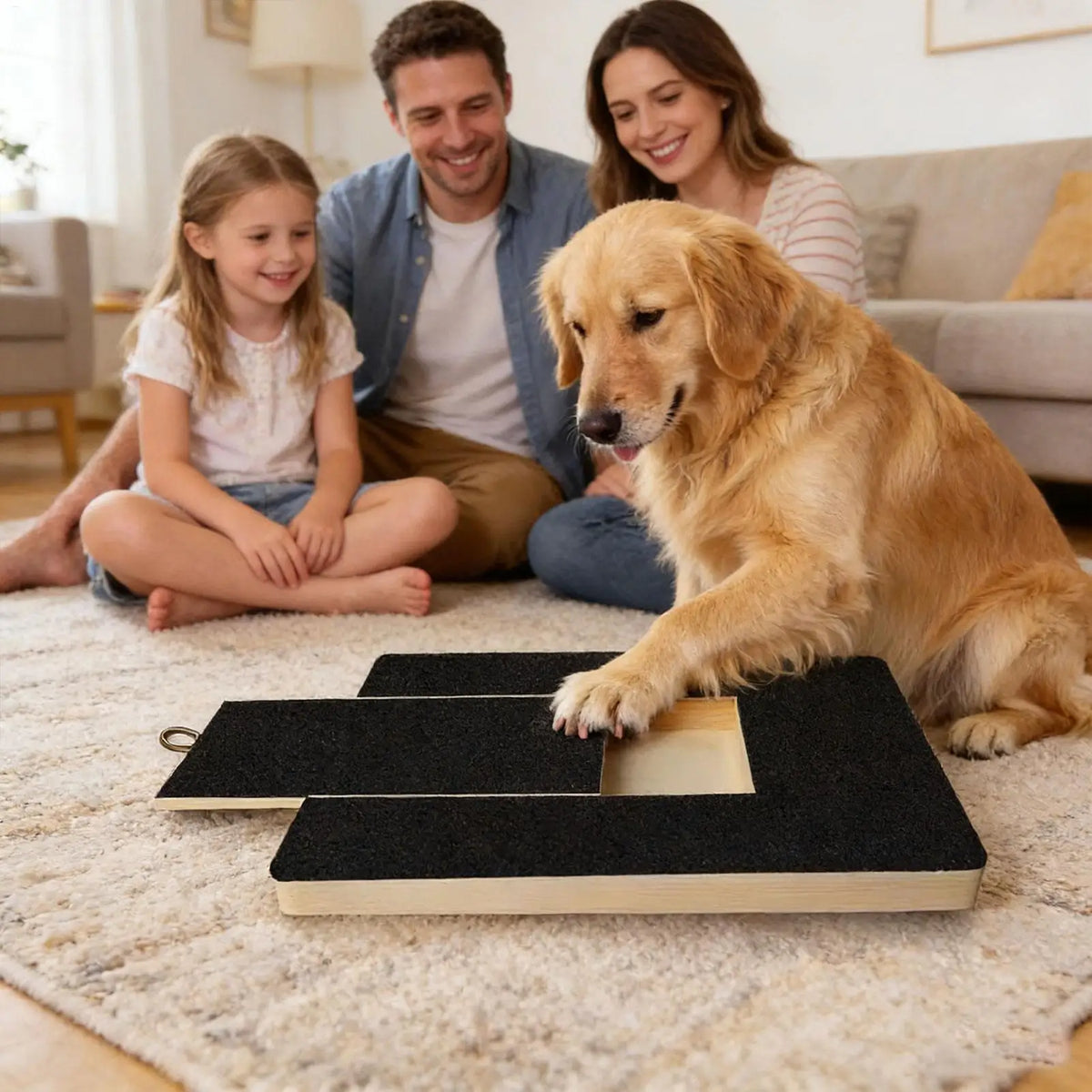 Wooden Dog Nail Scratcher Board – Sandpaper Pet Nail Grinder Pet Nail Scratcher SPOT