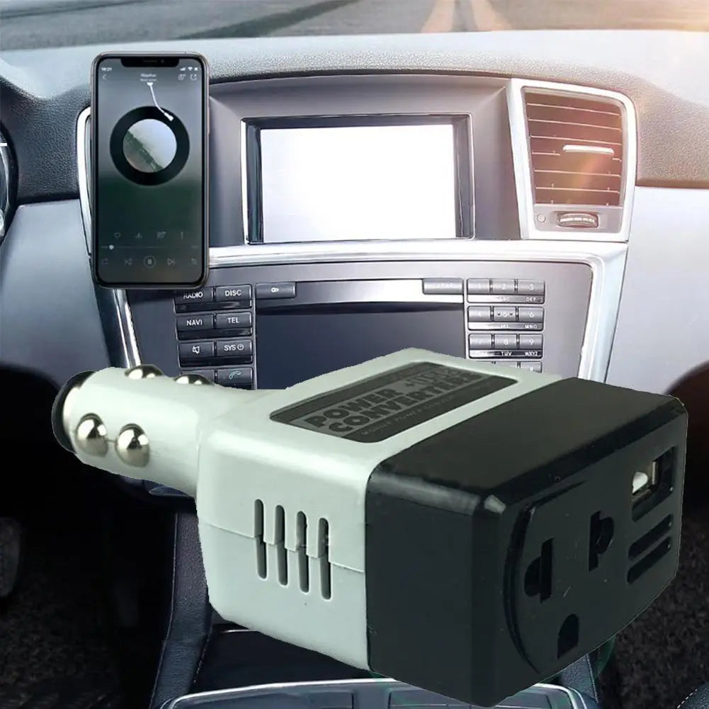 DC 12/24V to AC 220V Car Power Inverter with USB Port Car Power Inverter SPOT