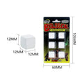 Turtle Calcium Mineral Blocks 6-Pack – Slow Release Aquatic Reptile Supplement SPOT White