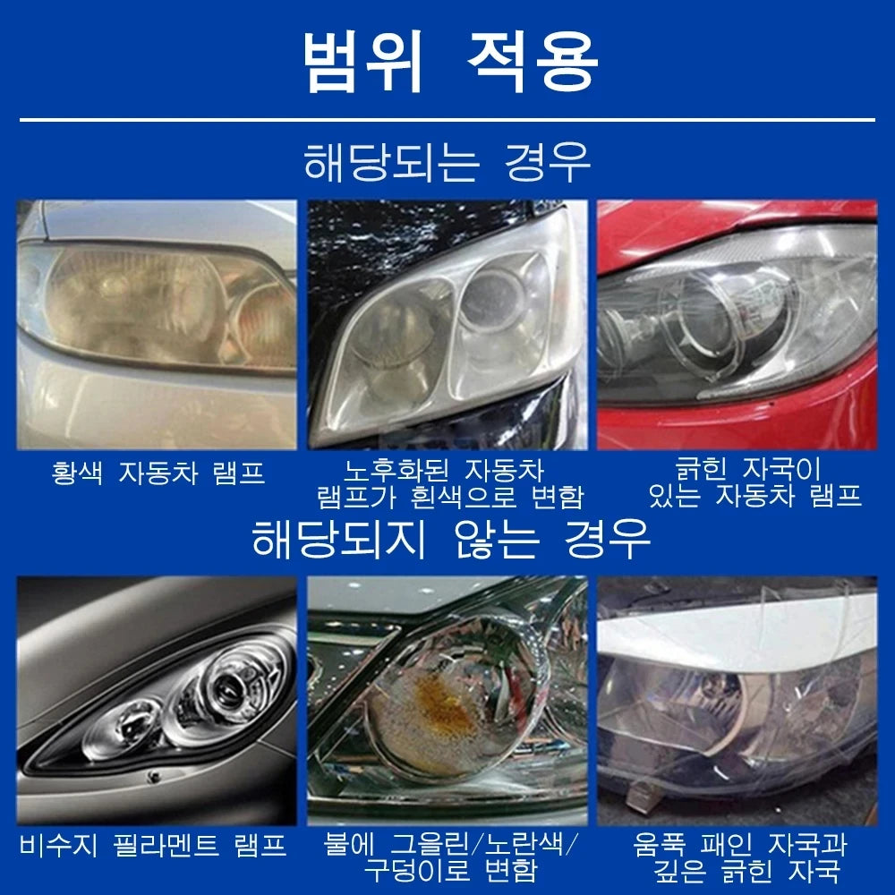 600ml Car Headlight Restoration Kit – Liquid Polymer Polish Headlight Restoration Kit SPOT