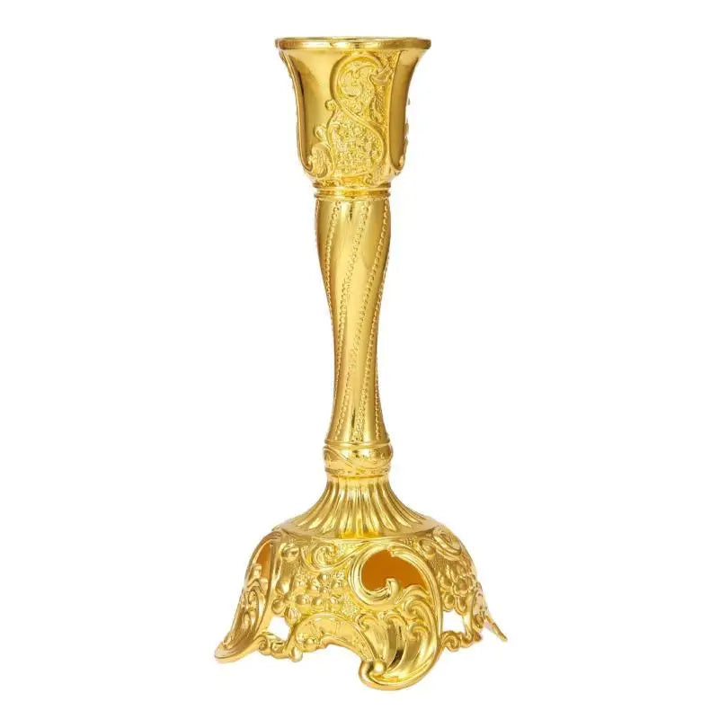 Retro Zinc Alloy Candelabra – Wedding & Dining Table Candlestick Candle Holder SPOT