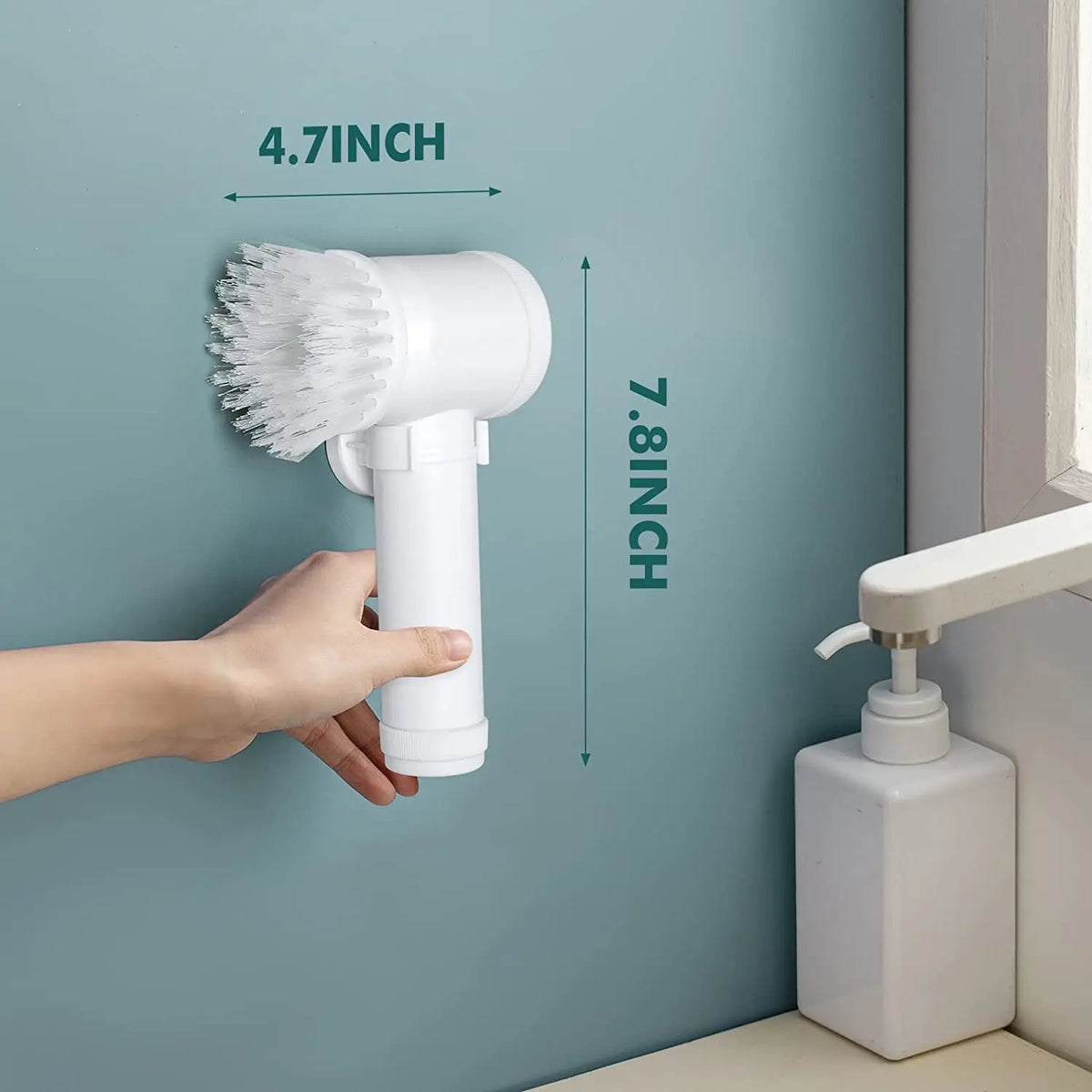 5-in-1 USB Electric Spin Scrubber – Wireless Cleaning Brush Electric Spin Scrubber SPOT