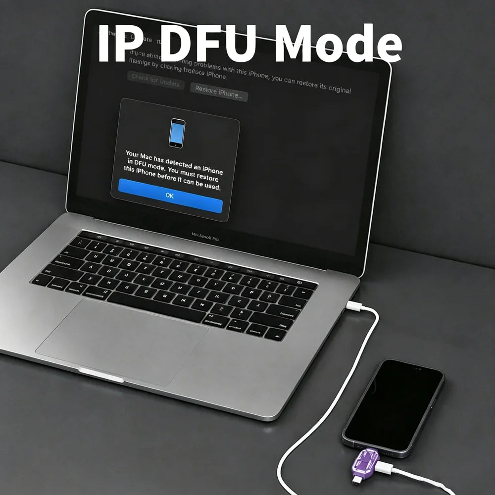 One-Click DFU Recovery Bootloader Debug Cable for Smartphones Debug Engineering Cable SPOT