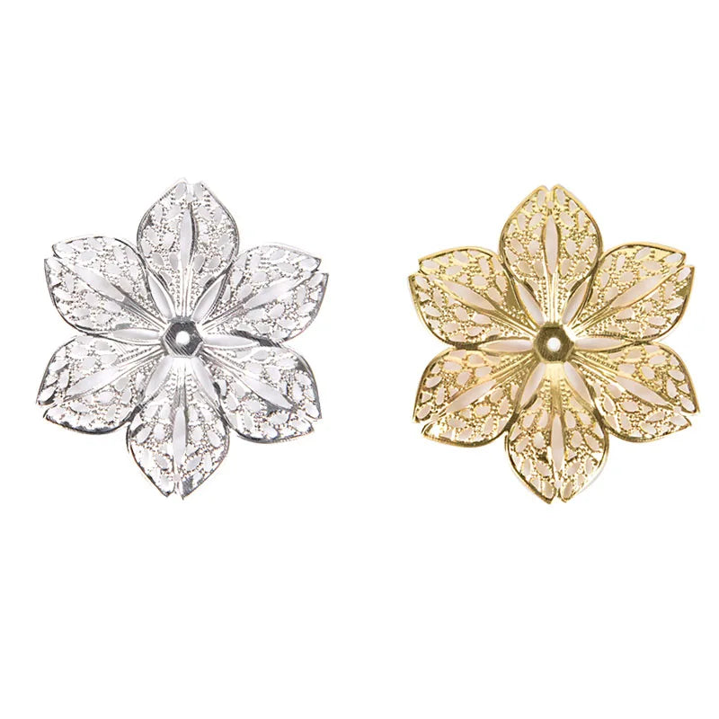 50-Pack Filigree Flower Charm Connectors – DIY Jewelry Findings Jewelry Findings SPOT