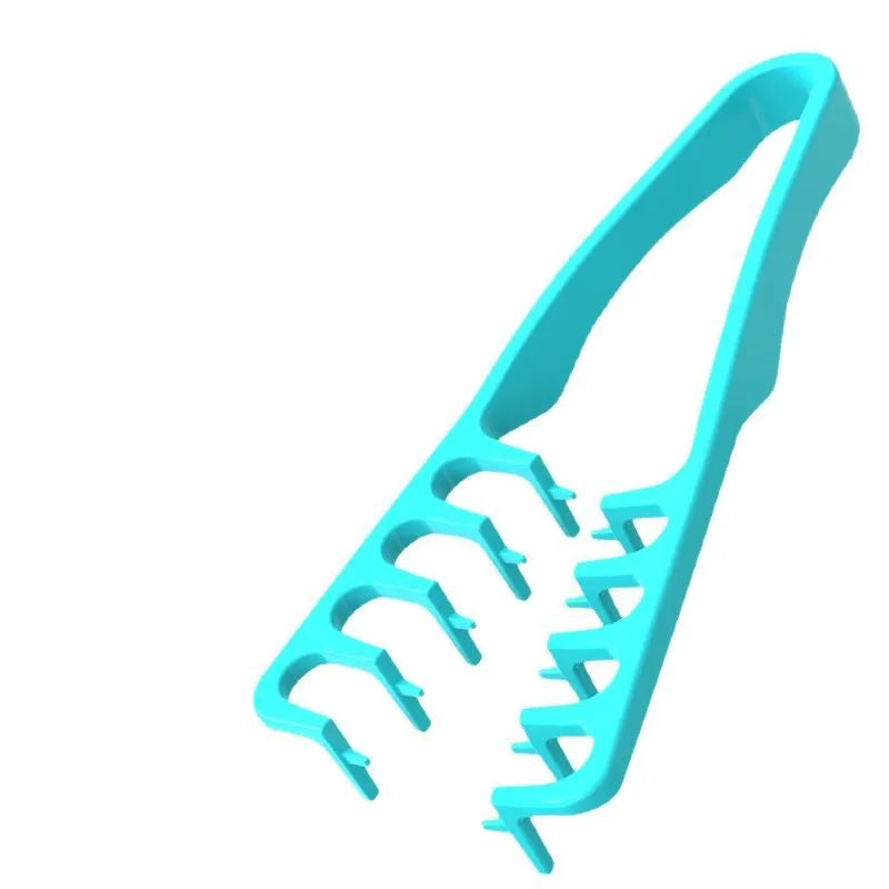 Z-Shape Comb for Men – Textured Fluffy Hair Styling Tool Hair Styling Comb SPOT Blue-2pcs
