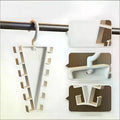 2-Pack 12-Hook Closet Hanger Organizer – Scarf Belt Tie Storage Closet Hanger Organizer SPOT Default Title