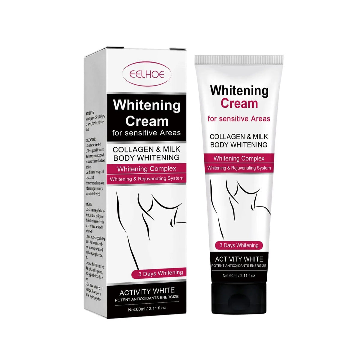 Eelhoe Body Brightening Cream – Underarm & Skin Tone Lotion Body Brightening Cream SPOT 60ml