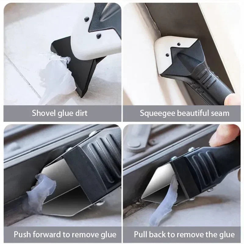 5-in-1 Caulk Tool Kit – Silicone Spatula & Sealant Finisher Caulking Tool Kit SPOT