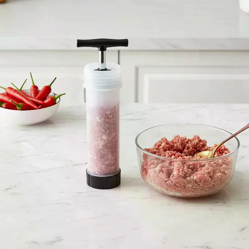 Manual Sausage Stuffer Kit – BPA-Free DIY Meat Filling Tool Sausage Stuffer SPOT