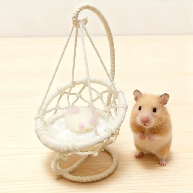 Hamster Swing Hammock – Soft Hanging Cage Accessory for Gerbils Pet Cage Accessory SPOT