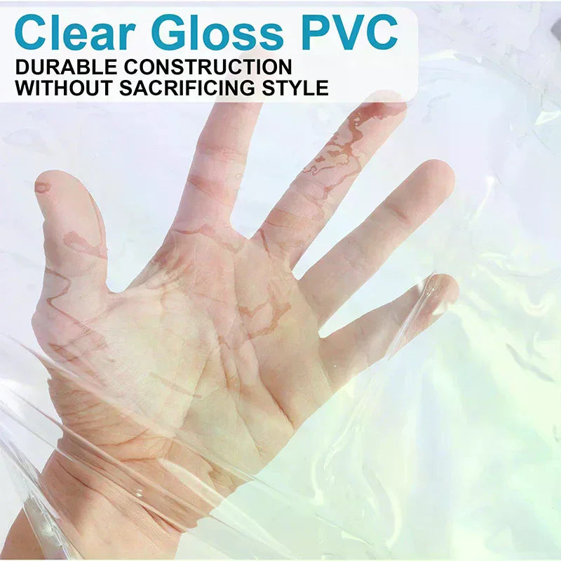 Transparent PVC Dining Chair Cover – Waterproof & Anti-Scratch Chair Seat Cover SPOT