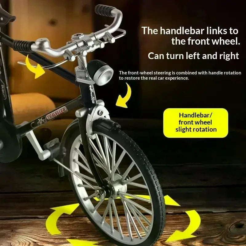 Retro 90s DIY Bicycle Model Kit – Semi-Alloy Assembly Toy DIY Model Kit SPOT