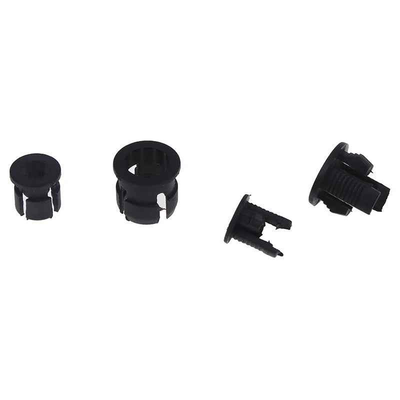 50-Pack Black LED Holders – 3mm & 5mm ABS Clips & Bezels LED Holder Clips SPOT