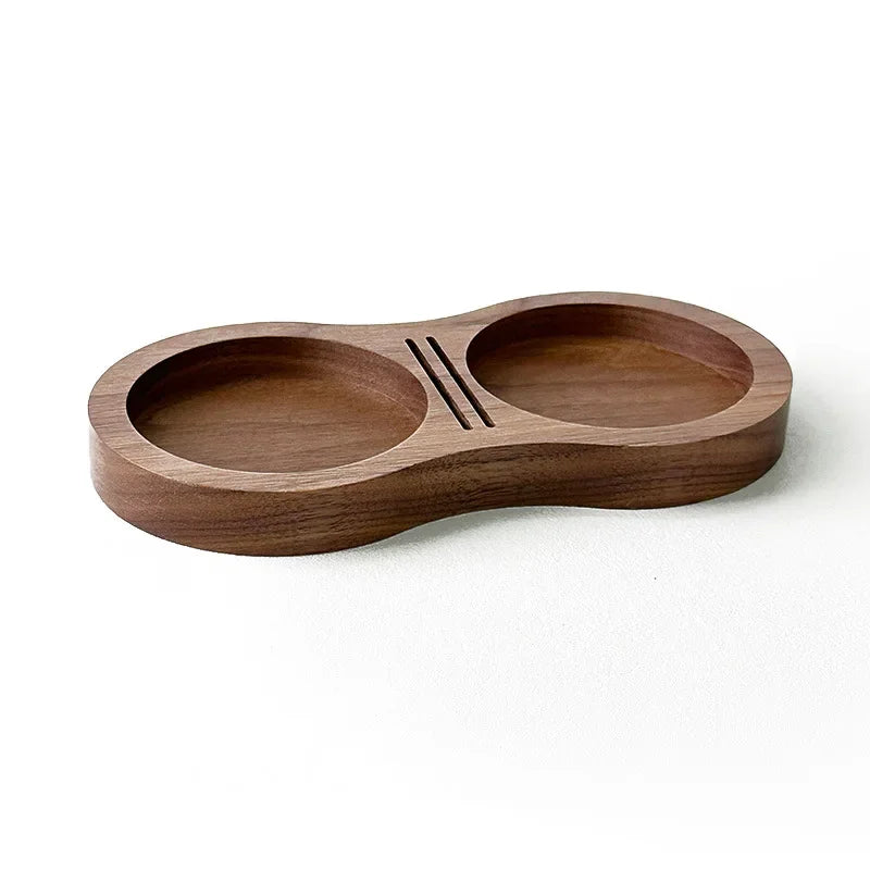 Walnut Wood Coffee Tamper Mat Station Stand 51/53/58MM Coffee Tamper Station SPOT Walnut