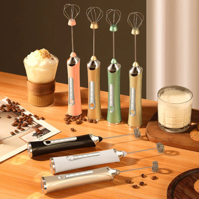 USB Rechargeable Handheld Milk Frother – Electric Foam Maker Milk Frother SPOT