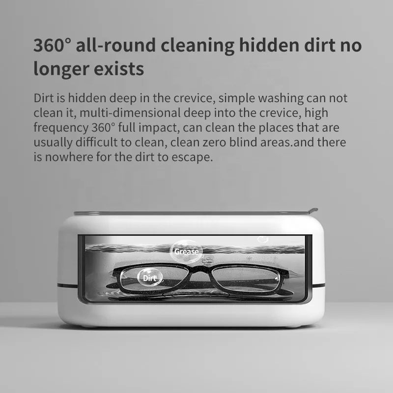 350ml Ultrasonic Cleaner – Jewelry, Watch & Tool Cleaning Machine Ultrasonic Cleaner SPOT