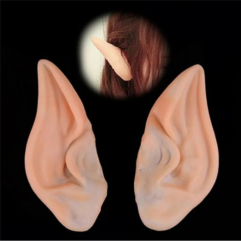 Elf Ears Cosplay – Soft Latex Fairy Pixie Ears for Costume Costume Ear Tips SPOT
