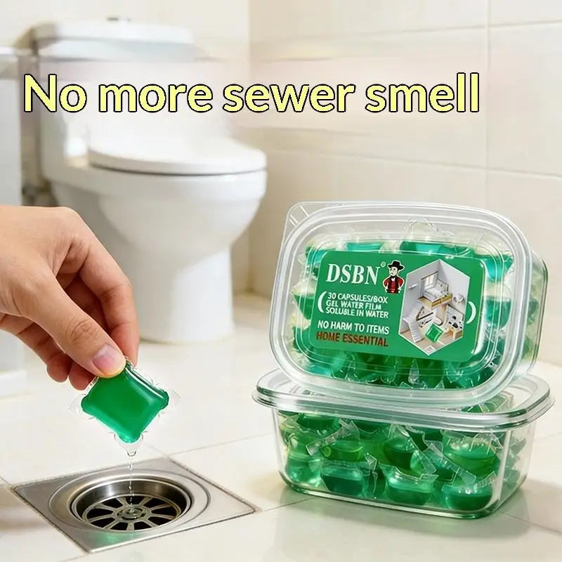 Enzyme Drain Cleaning Gel Pods – Deodorizer & Clog Remover Drain Cleaning Pods SPOT