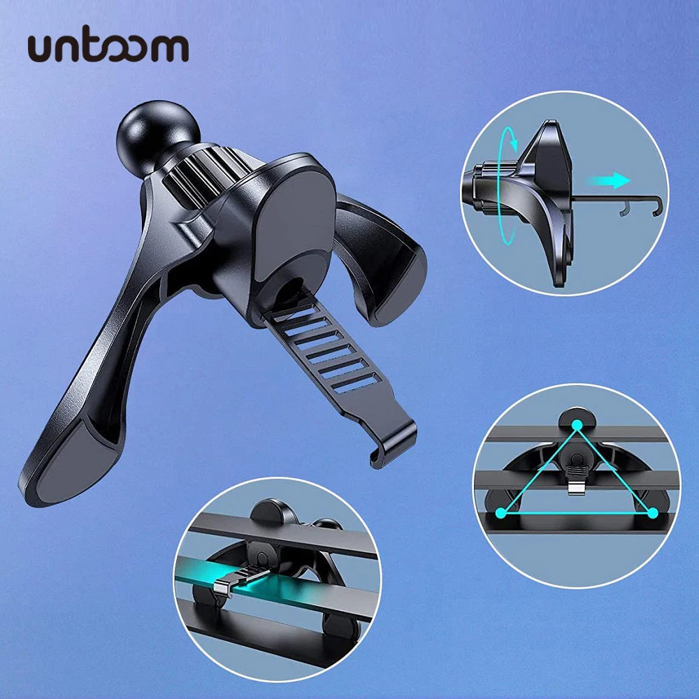Magnetic Car Air Vent Phone Holder – 17mm Ball Head Clip Magnetic Car Mount SPOT