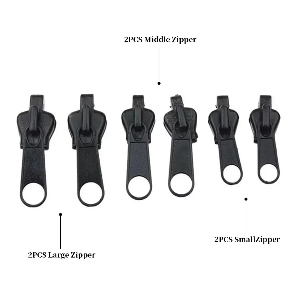Instant Zipper Repair Kit – Universal Zip Slider Replacement Set Zipper Repair Kit SPOT