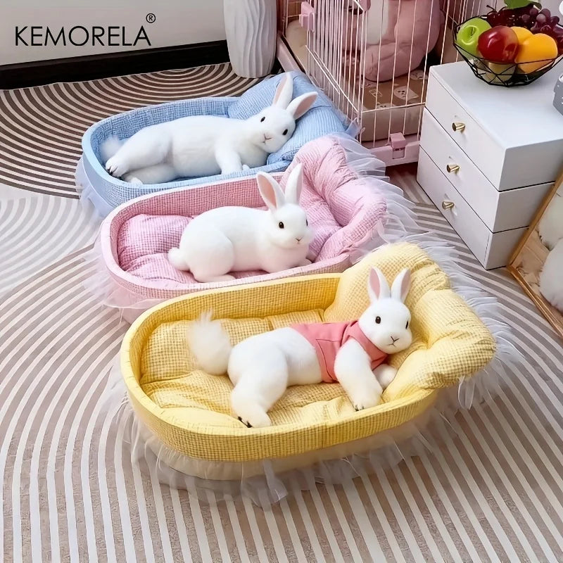Fluffy Bunny Princess Plush Nest Bed for Small Pets Small Pet Nest Bed SPOT