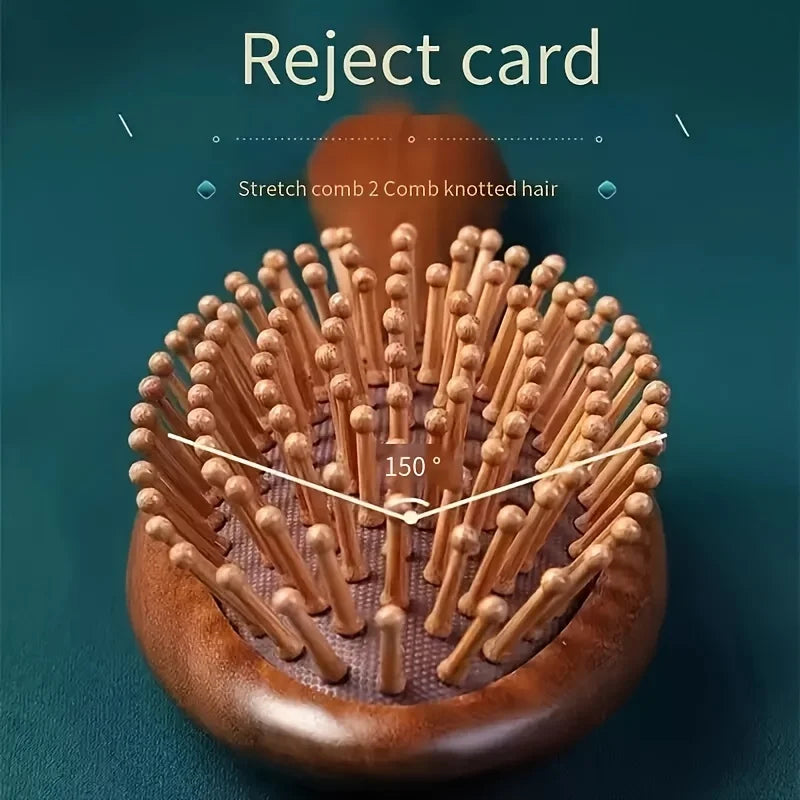 Sandalwood Air Cushion Hairbrush – Scalp Massage Comb Scalp Massage Hairbrush SPOT