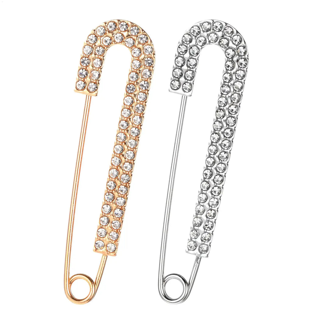 Crystal Zircon Brooch Pin – Rhinestone Safety Pin for Women Fashion Brooch Pin SPOT