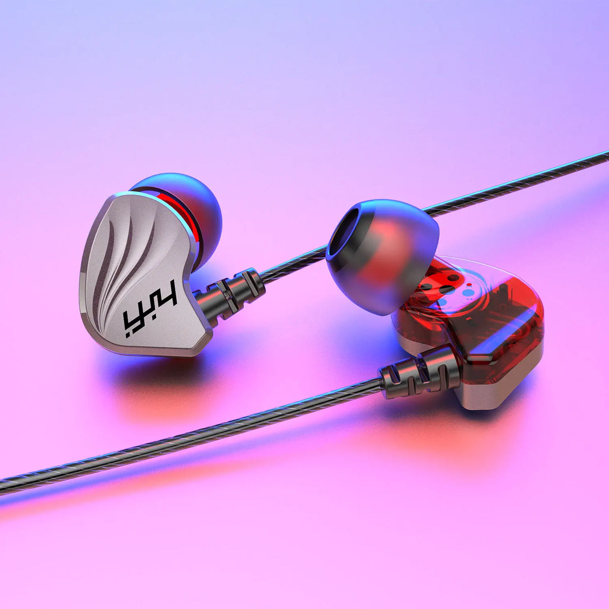 HIFI Bass Wired In-Ear Earphones – 3.5mm & Type-C Dual Driver Wired In-Ear Earphones SPOT