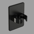 Wall-Mount Comb & Razor Holder – Adhesive Bathroom Organizer Bathroom Storage Rack SPOT Black-1