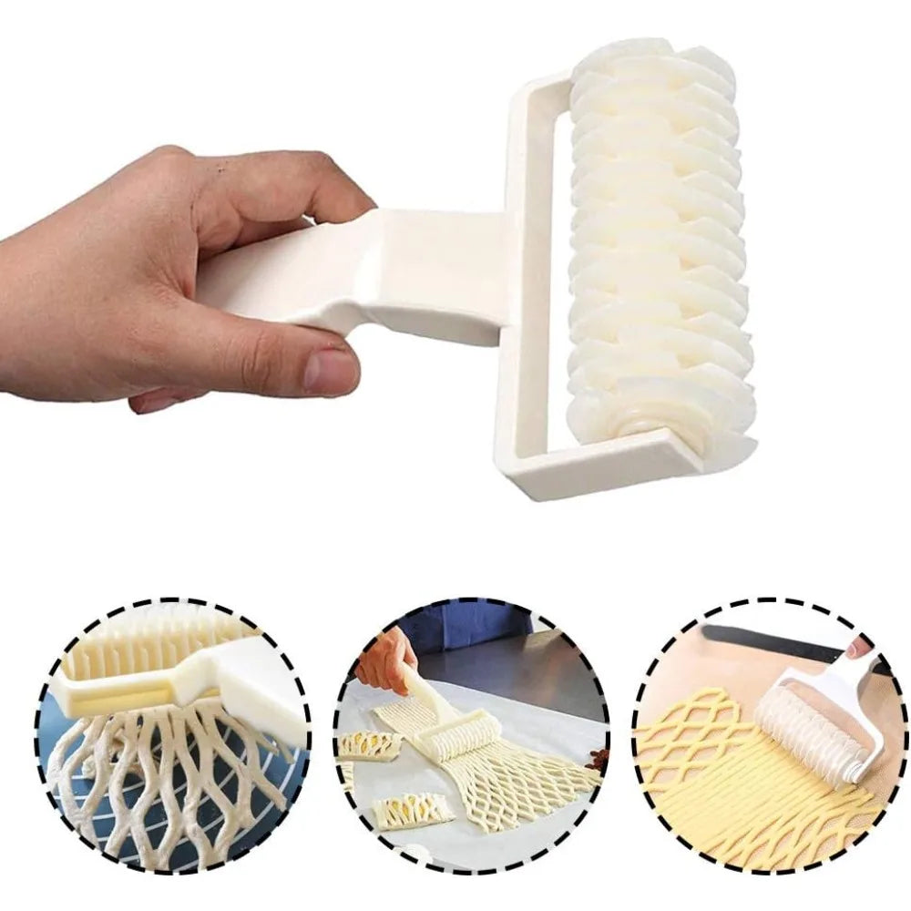 2-Pack Pastry Lattice Roller Cutter – Dough Decorating Wheel Pastry Lattice Cutter SPOT