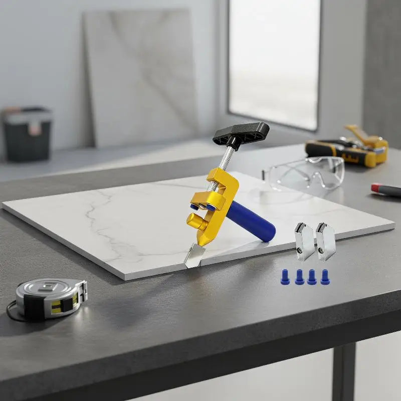 2-in-1 Glass & Ceramic Tile Cutter with Diamond Wheel Tile Cutting Tool SPOT